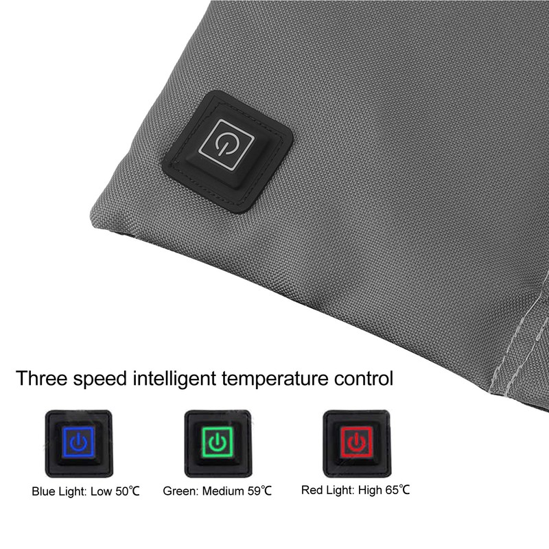 Portable Heated Seat Cushion Outdoor Foldable USB Powered Chair Pad