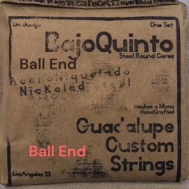 Guadalupe Bajo Quinto Guadalupe Strings Nickeled Plated BALL END