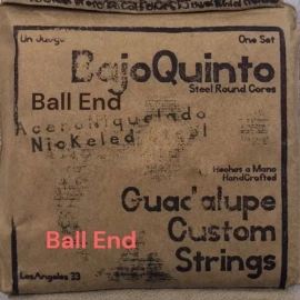 Guadalupe Bajo Quinto Guadalupe Strings Nickeled Plated BALL END