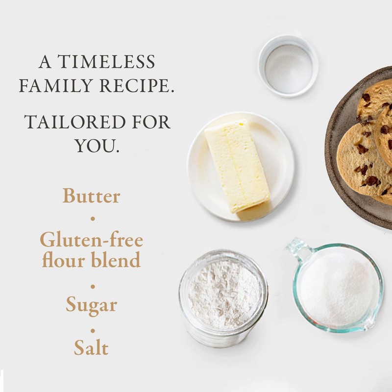 Walker's Shortbread Gluten Free Chocolate Chip Cookies, All-Butter Shortbread Cookies,