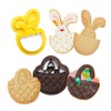 Decora 0255061 AUSSTECHER AUS KUNSTSTOFF KORB UND HASE 2-TLG