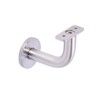 Satin Stainless Steel Handrail Brackets 90mm DDA Approved Heavy Duty