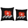 Free Hong Kong HKG Protest Flag 2022 Throw Pillow, 16x16,