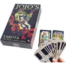 JoJo's Bizarre Adventure, Tarot Cards, 53 Cards, Tarot Tiles, Fate Fortune Tarot Cards, Jojo Jotaro Kujo, Yoshikage Kira, Toho Honsuke Divination Cards, For Beginners, Future Divination Game, Tarot Deck, Classic, Western-style Cutter, Tool, Fate Decipher