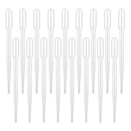 FSSTUD 100pcs 3ml Plastic Transfer Pipettes Liquid Transfer Pipettes Clear Eye Dropper Pipettes for Essential Oil Pipettes Graduated Pipettes Mini Makeup Dropper for Crafts