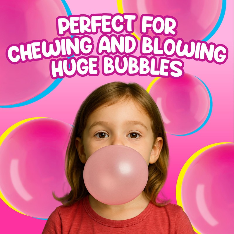 Bubblicious Watermelon Gum, 18 Packs of 5 Pieces (90 Total