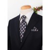 TaecMin Corbata de Navidad para hombre con pañuelo y pañuelo,