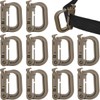 MUCHER Molle Carabiner Multi-Purpose D-Ring Plastic Buckle Carabiner Hook Tactical