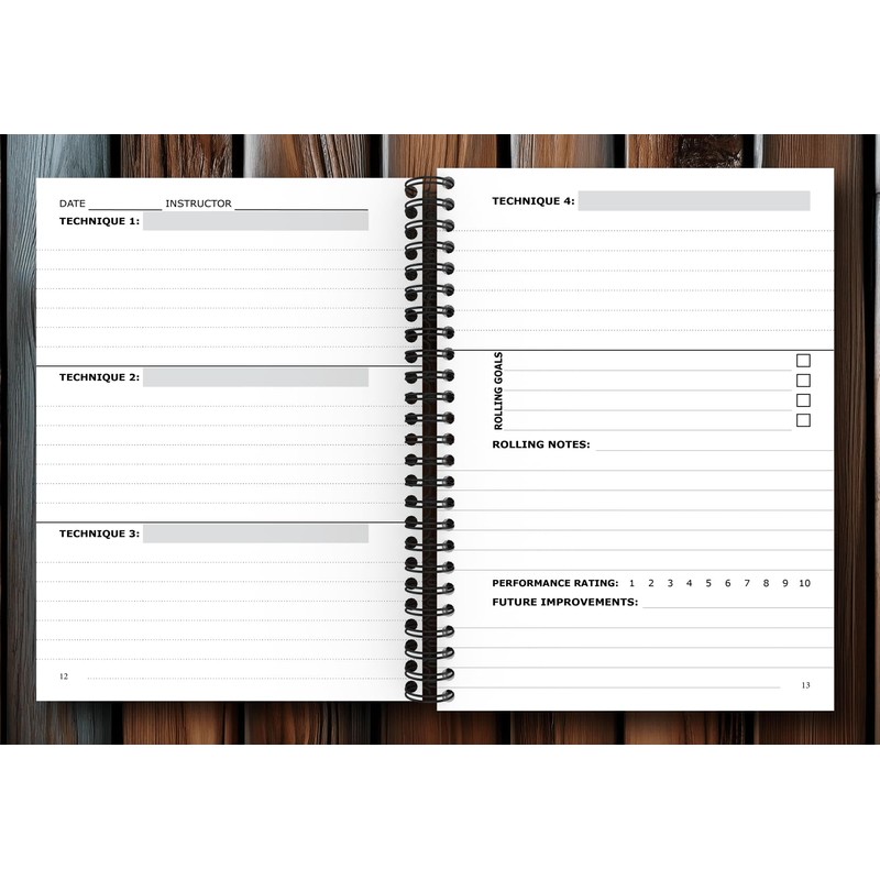 Jiu-Jitsu Training Journal