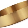 IVAILEX Round Gold Tray Stainless Steel Jewelry, Make up, Candle