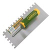 Jadever 11×4.7" Plastering Trowel with SQ Teeth, Notch Masonry Hand