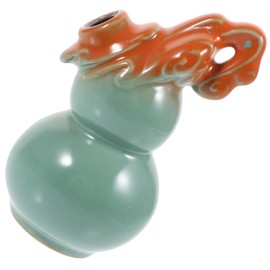 Outanaya 1set Floating Teapot Water Fountain Decor Elegant Ceramic Teapot Waterfall Ornament for Desktop Unique Centerpiece for Home Office Creative Tabletop Decor Support Pipe Colorful