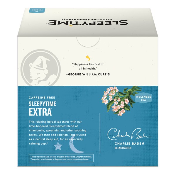 Celestial Seasonings Wellness Tea, Sleepytime Extra, 40 Count Box (Pack of 6)