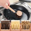 Wooden Dish Brush with 3 Replaceable Natural Bristle Heads