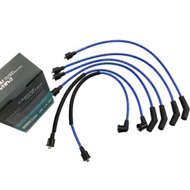High Performance Low Resistance Racing Spark Plug Wires Fits R100 1970-1972 RX-2 RX2 1971-1973 RX-3 RX3 1972-1973 RX-7 RX7 1979-1985 1.1L/ RX-7 RX7 1984-1985 1.3L