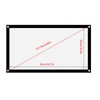 Projector Screen, Portable Projector Screens 16:9 Thicken Portable Non Crease