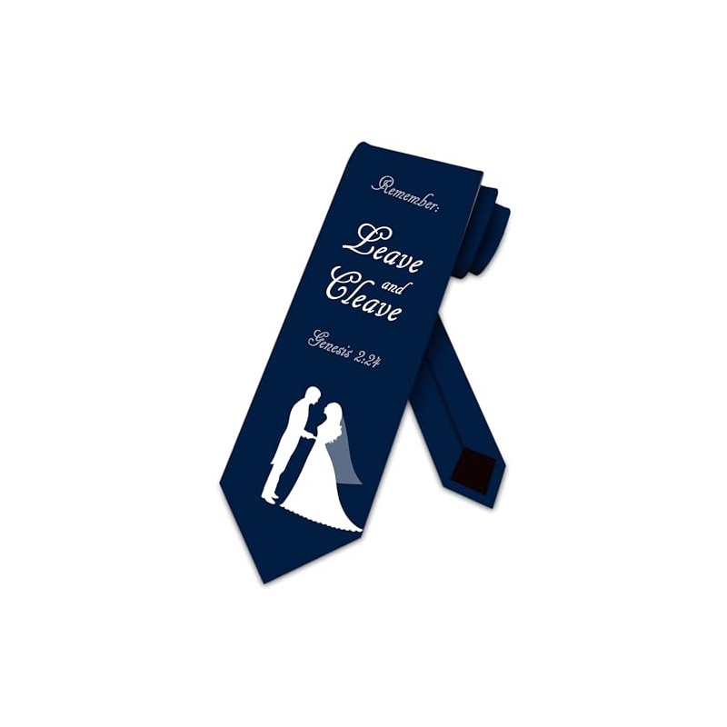 Three Rooker Religion Ties Mens Wedding Necktie Bible Verse Tie