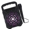 Portable Karaoke Machine Multifunction Cool Lighting Plug in Card Deep