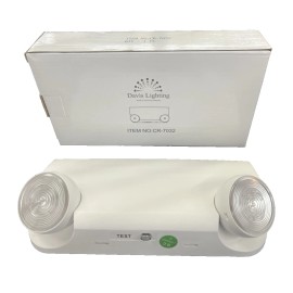 Davis Lighting LED Emergency Light CR-7032 UL 924 Listed Battery Backup Rechargeable 9 x 4-1/4"