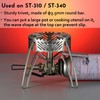 CAMPINGMOON Gas Stove Windshield Ring Stainless Steel for ST-340 Single