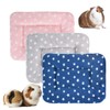3 Pieces Small Animal Plush Bed Warm Fluffy Puppy Blanket