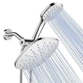 10" Rain Shower Head with Handheld Spray, Dual High Pressure Showerhead