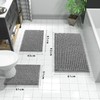 Yimobra Chenille Non-Slip Bath Mat, Soft Bath Mat, Machine Washable,