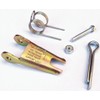Latch Kit , Steel, 1-15/32 in., 1/2 in.