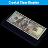 Yeheng 100 Pack Currency Sleeves: Clear Rigid PVC Protective Dollar