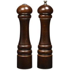 Chef Specialties 10" Imperial Pepper Mill and Salt Shaker Set, Walnut