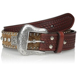 Nocona Men's Clear Bar Bling, Brown, 46