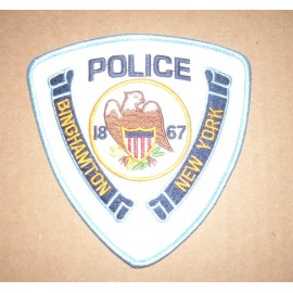 BINGHAMTON NY CITY POLICE PATCH - BRAND NEW!