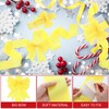 Ganeen 7 Pieces Christmas Cabinet Door Ribbon Bow Large Christmas