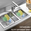 Expandable Dish Drying Rack Over The Sink Small Dish Drainer