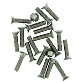 M8 (8mm x 12mm) Slot Countersunk Machine Screw (Bolt) - Stainless Steel (A2) (Pack of 20)