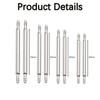 Watch Strap Spring Bars Pins, 8PCS Double Flanged Replacemant Bar,