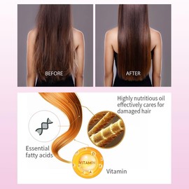 Obsidian Belo Rosa Hair Oil 3.38 fl. oz. Hair Oil for Frizzy Hair, Moisturizing & Nourishing with 6 plant based oils, non-greasy for damaged hair. Rose Scent