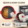 AHJ Microwave Grill Pan with Lid, Microwave Cooker Multi-Use for