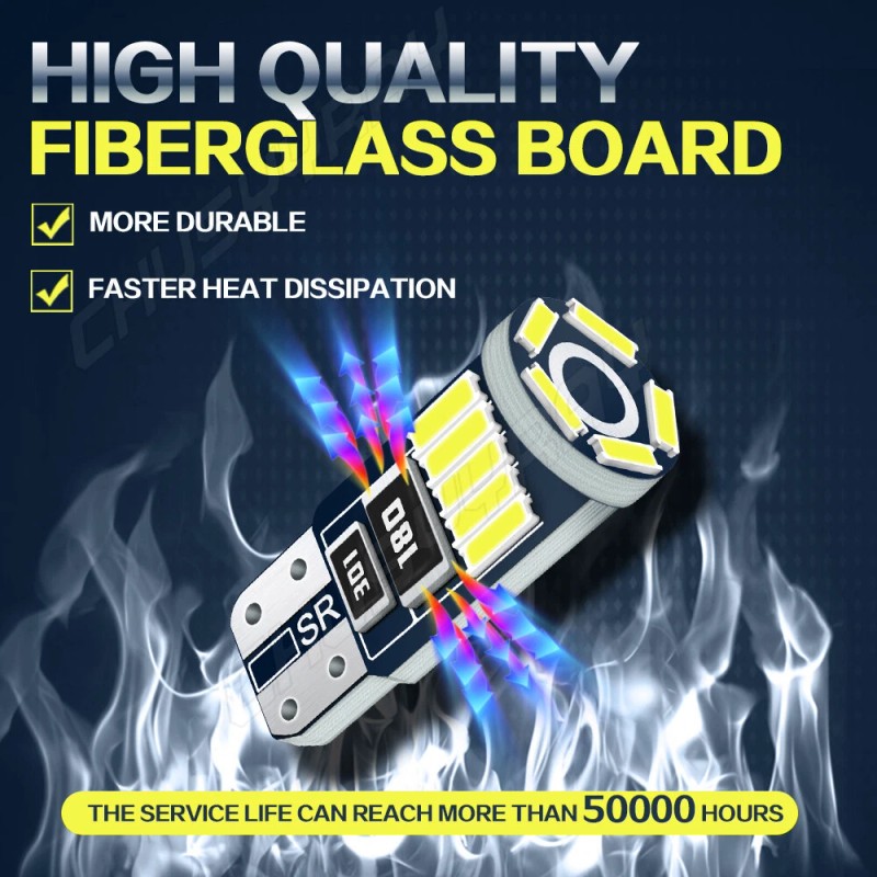 CHUSYYRAY LED White Corner Light Bulbs For 95-97 Toyota Tacoma
