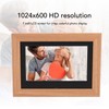 Digital Picture Frame Wooden 7 Inch IPS HD Multifunctional Smart