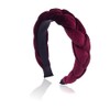 Dresyu Braided Headbands Velvet Headband for Women Soft Twisted Hair