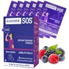 Glucosa SOS Sobres Glucose Powder Packets, Berry Flavor, 6 Count
