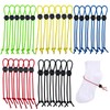 Huakaile 30 Pieces 5 Colors Sock Clips for Laundry Washing