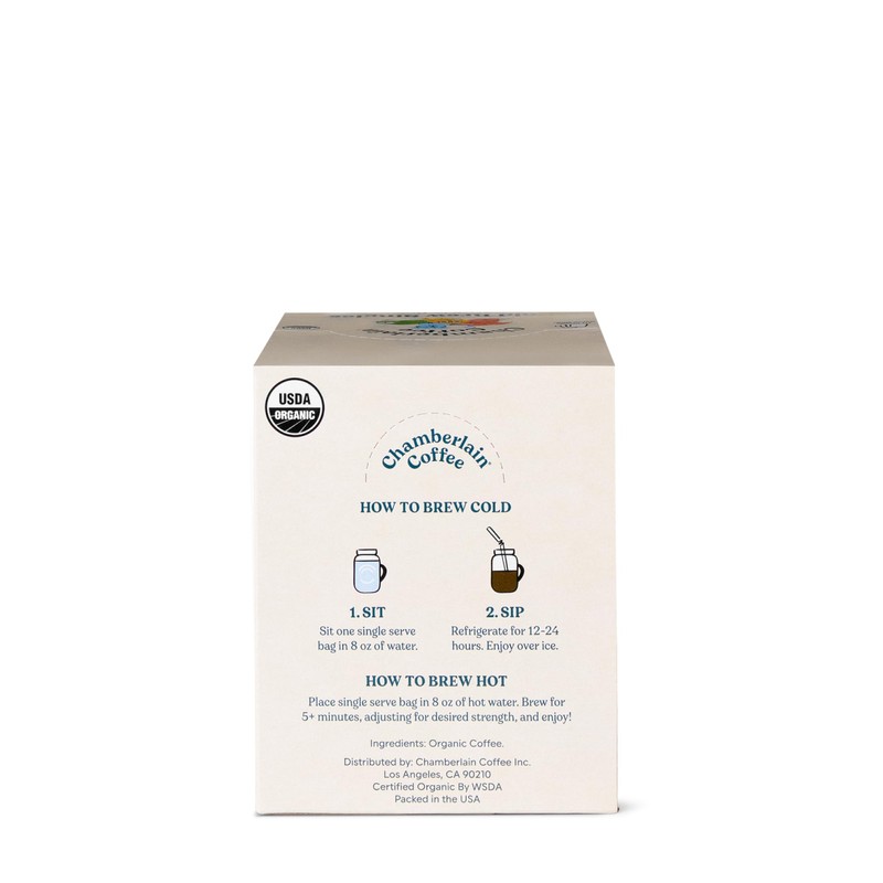 Chamberlain Coffee Variety Box Single Serve Bags - Includes 5