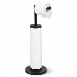 Freestanding Toilet Paper Holder for Bathroom – Rust-Resistant 5-Roll Storage Stand for Small Spaces