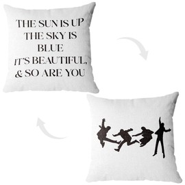 Throw Pillow Cover 102 Funny in My Life Cotton Decorative Pillow Covers 18x18 Inches Music Anniversary Birthday Gifts for Music Lover in My Life Throw Pillow Covers for
