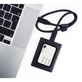 Dump Tags - 50 Removable Labels for SSD's and External Hard Drives *includes Media Card Storage Case