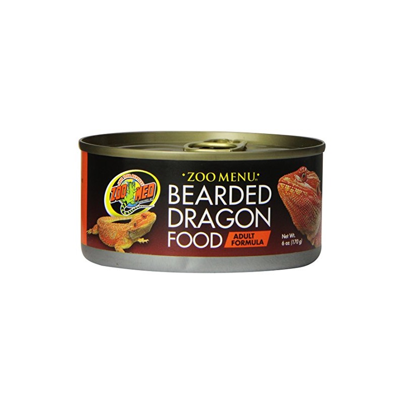 Zoo Med Bearded Dragon Adult Wet Food, 6-Ounce