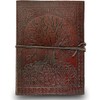 HG-LTHR A5 Tree of Life Leather Blank Book grimoire Leather