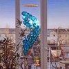 ART-CRAFT Capiz Shell Chain Garland Spiral Blue as Hanging Decoration